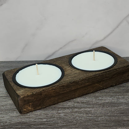 Two Candle Cheese Mold - Natural