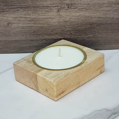 Single Cheese Mold Candle - Natural