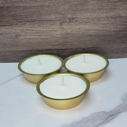 Single Cheese Mold Candle - Natural