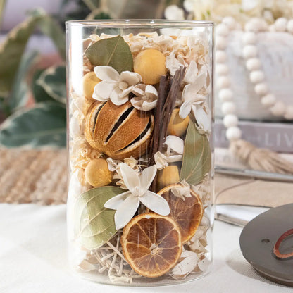 Harvest Citrus Potpourri Jar